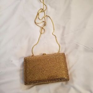 Dolli Lily Crystal Clutch (Gold)